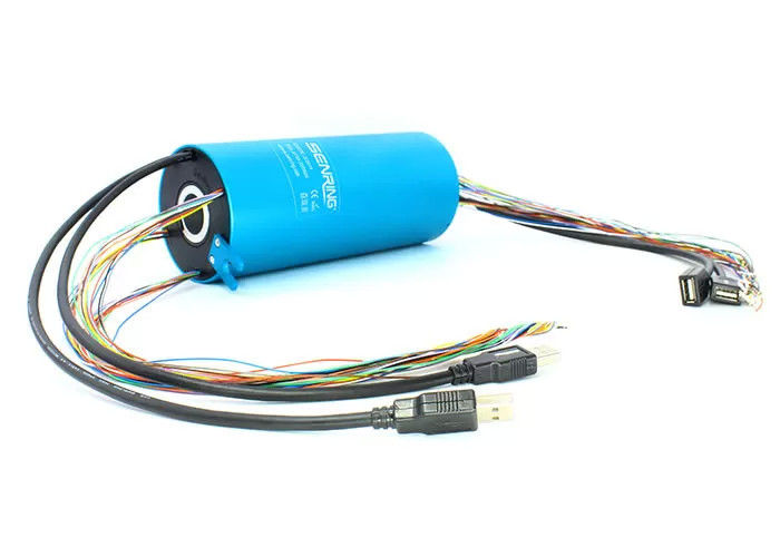 2 схемы 10A USB Slip Ring питание для HDMI с подвижным питанием