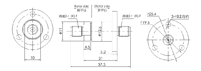hf0150-12 чертеж кольца выскальзывания кольца выскальзывания Rf серии серии HF0150-12 роторный совместный